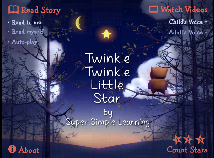 Twinkle Twinkle Little Star and Owl: now there's an app for that
